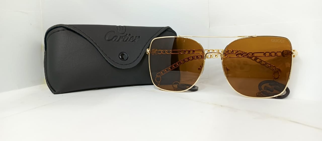 Original Gucci Round Sunglasses GG0724S-003 | With Free Glasses Cover